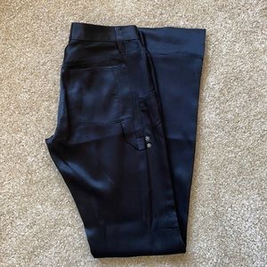 Satin Cargo Pant